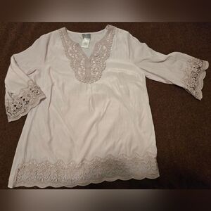 Fair Lady Lavender Blouse Womens Size 12